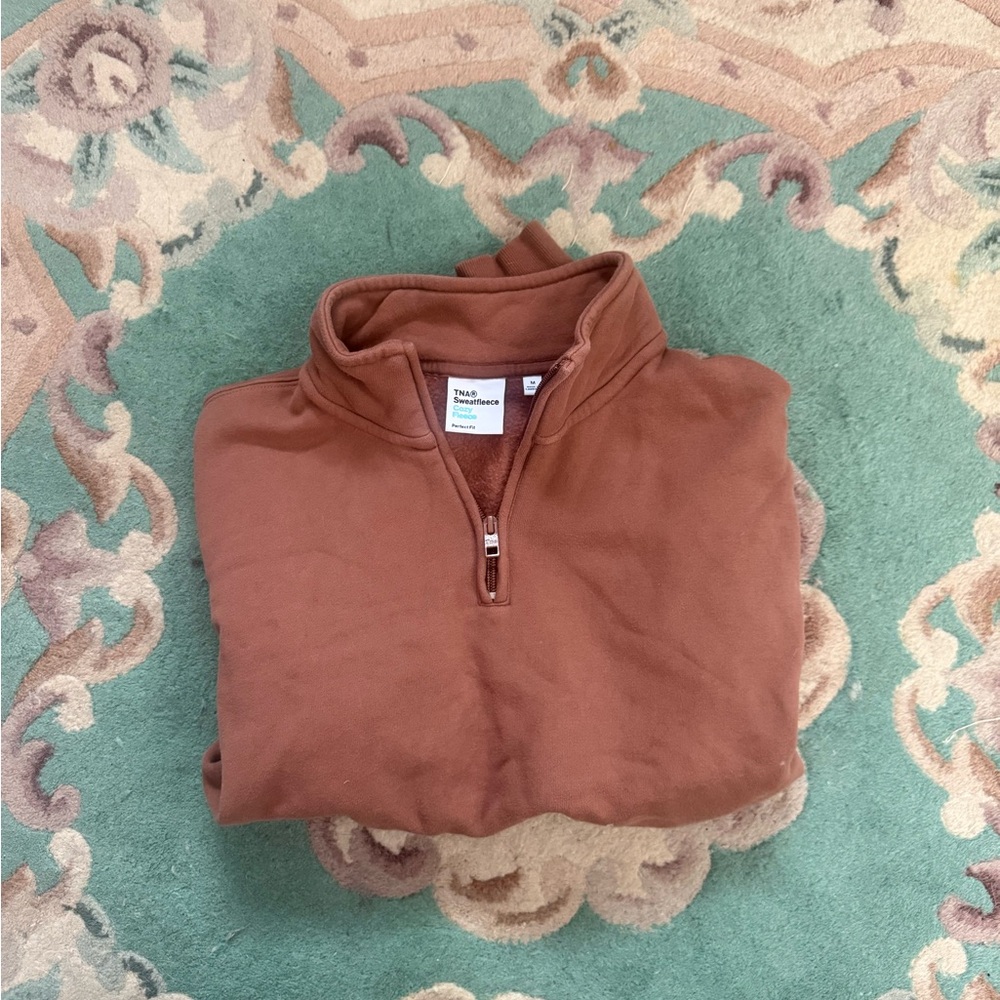 TNA QUARTER ZIP COZY FLEECE